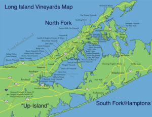 long island vineyards map