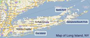 map of long island